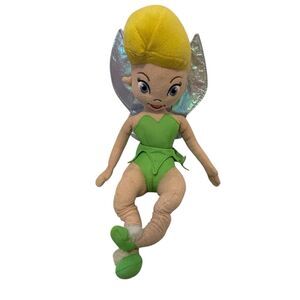 Disney Store Peter Pan Tinker Bell Fairy Plush Doll 20” Stuffed Toy